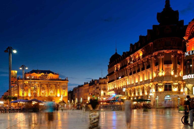 Montpellier Akşam Manzarası